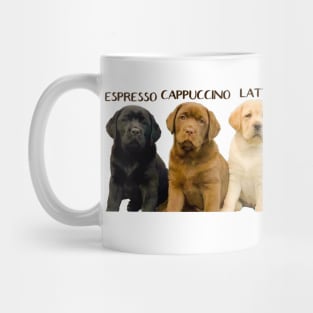 Espresso cappuccino latte cute puppy Mug